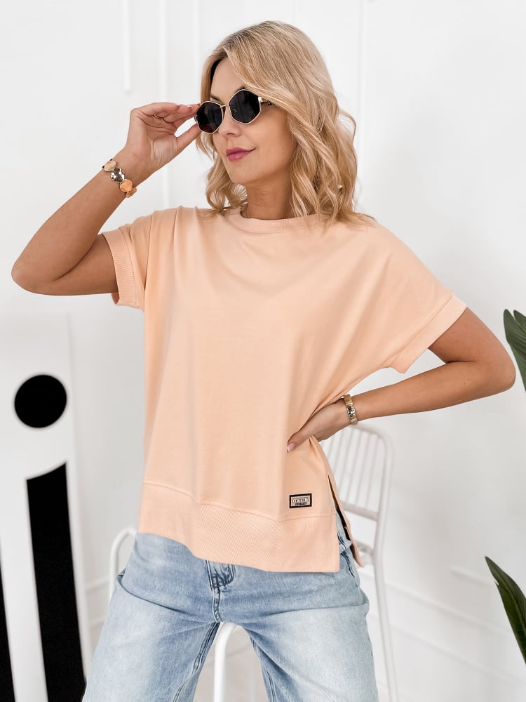 BLUZKA VINGE BRZOSKWINIOWA