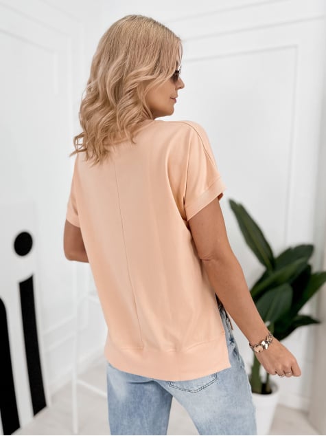 BLUZKA VINGE BRZOSKWINIOWA