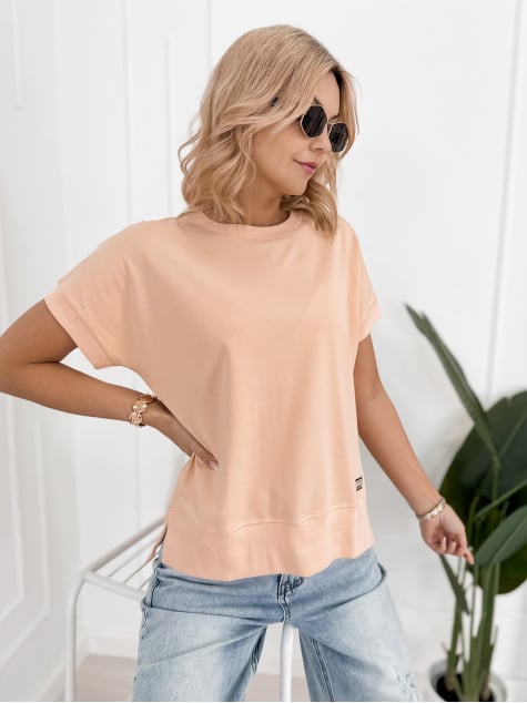 BLUZKA VINGE BRZOSKWINIOWA