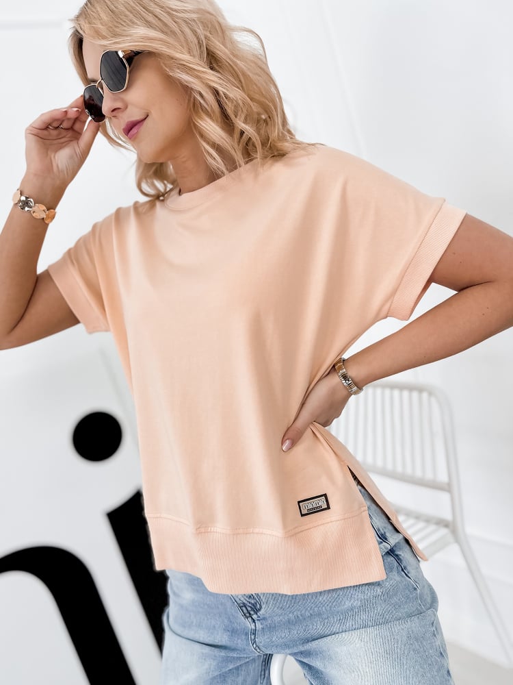 BLUZKA VINGE BRZOSKWINIOWA