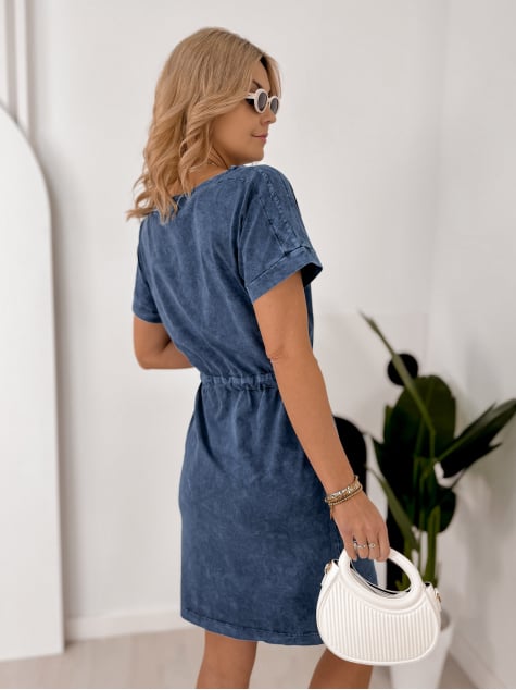 SUKIENKA KANEDA GRANATOWA