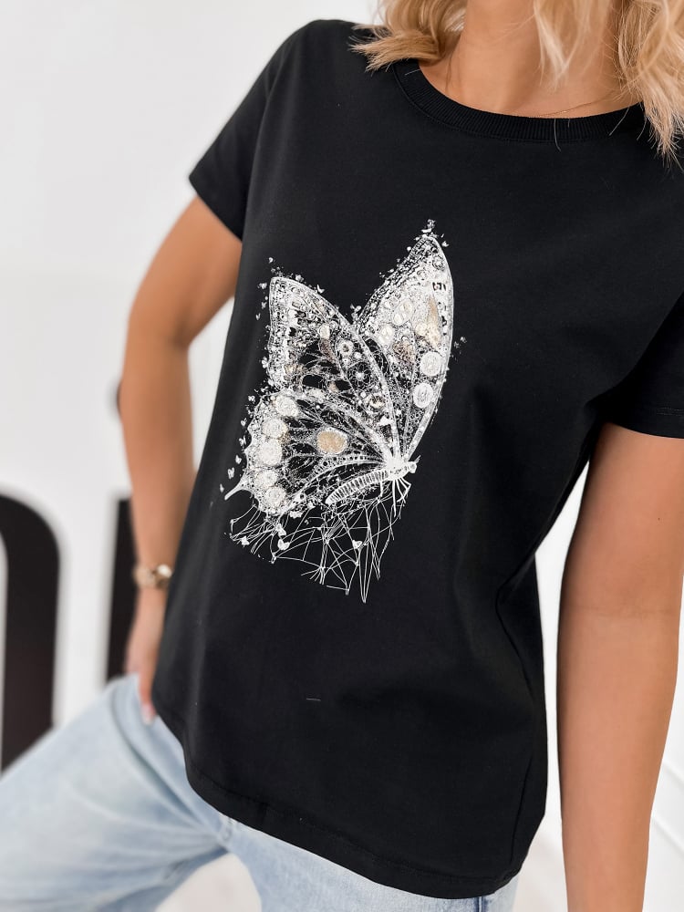 BLUZKA PUEBLO CZARNA