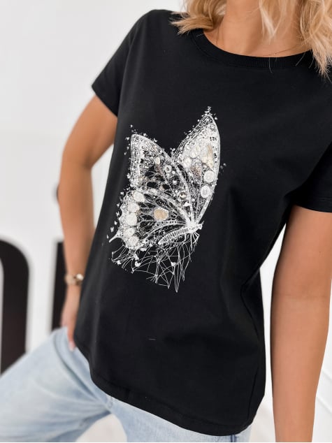 BLUZKA PUEBLO CZARNA