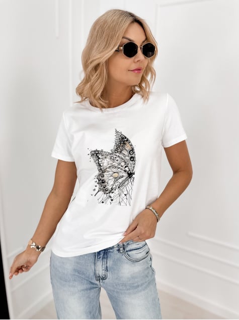 BLUZKA PUEBLO BIAŁA