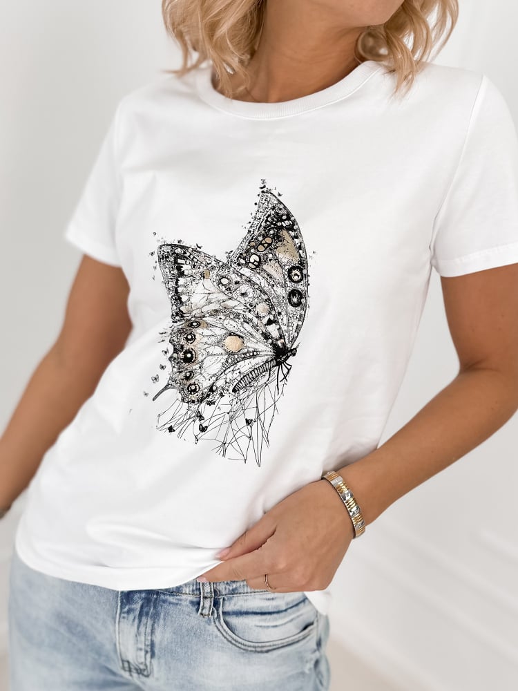 BLUZKA PUEBLO BIAŁA