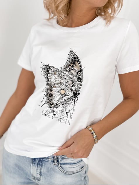 BLUZKA PUEBLO BIAŁA