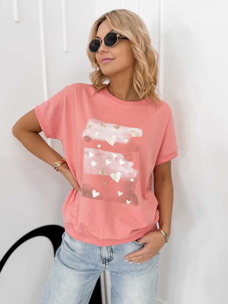 BLUZKA PROXIMA KORALOWA