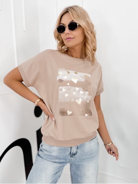 BLUZKA PROXIMA BEŻOWA