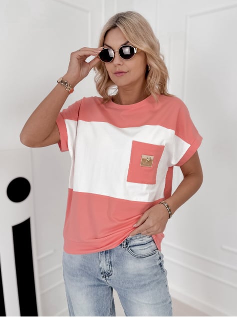 BLUZKA PIRX KORALOWA