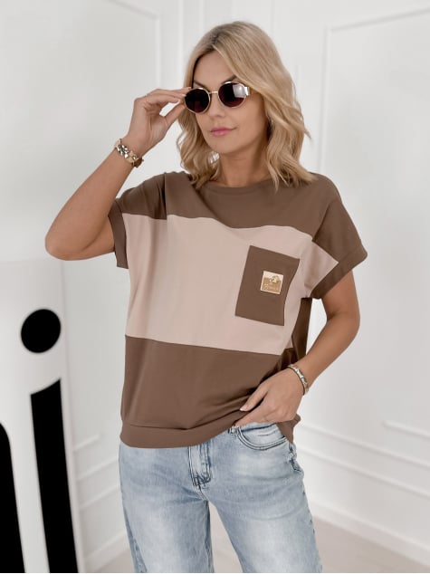 BLUZKA PIRX BRĄZOWA