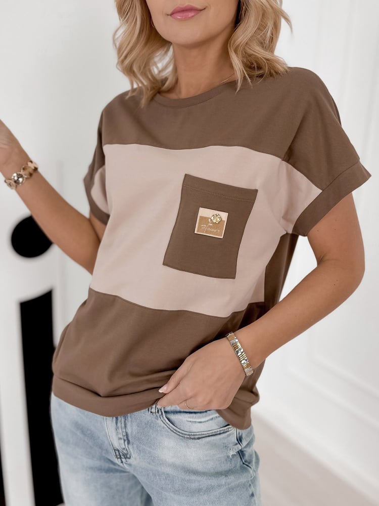 BLUZKA PIRX BRĄZOWA