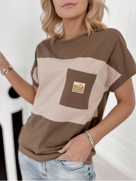 BLUZKA PIRX BRĄZOWA