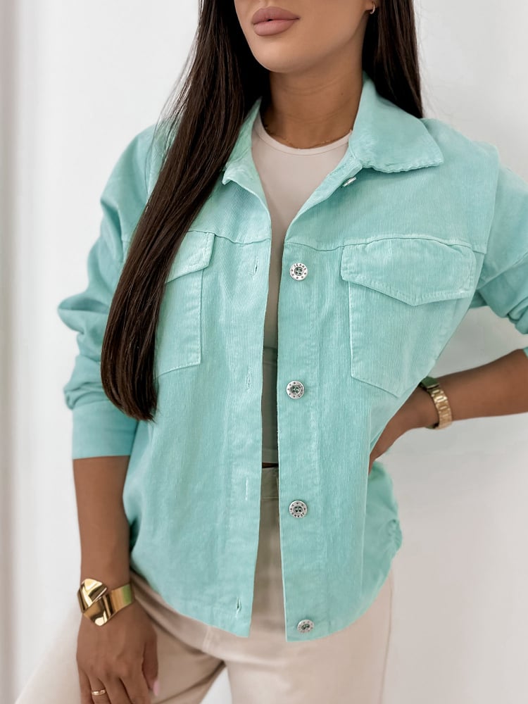 KURTKA SZTRUKSOWA RIPLEY MIĘTOWA