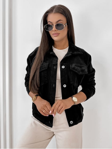 KURTKA SZTRUKSOWA RIPLEY CZARNA