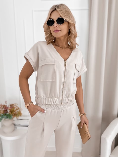 KOMPLET EMMA BEŻOWY