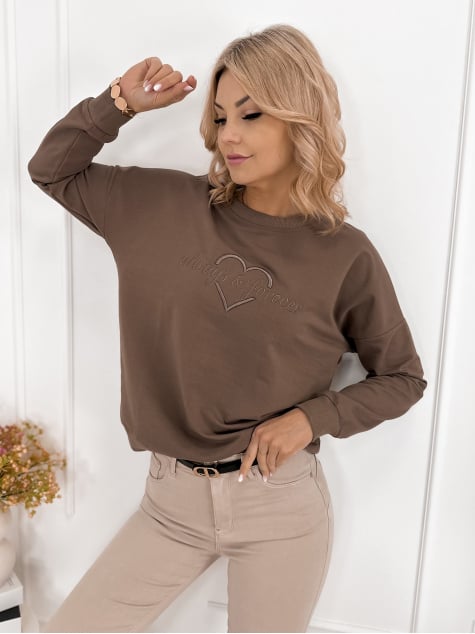 BLUZA CORDELIA BRĄZOWA