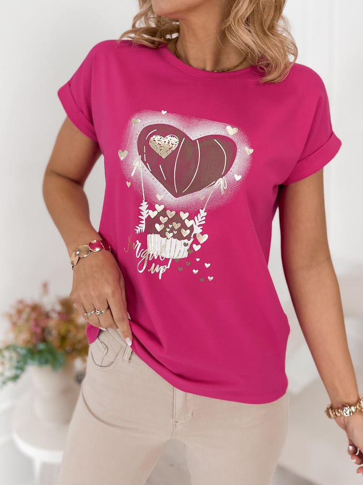 BLUZKA ABILENE RÓŻOWA