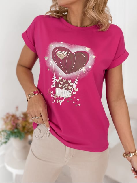 BLUZKA ABILENE RÓŻOWA