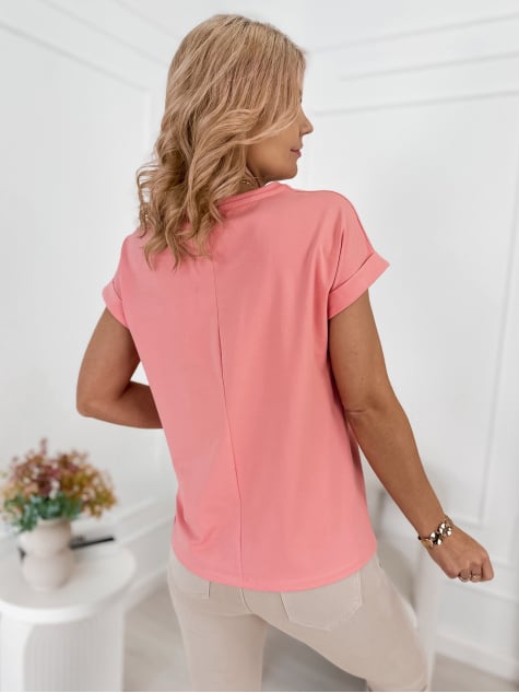 BLUZKA ABILENE KORALOWA