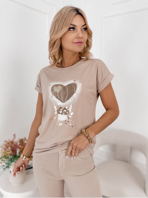 BLUZKA ABILENE BEŻOWA