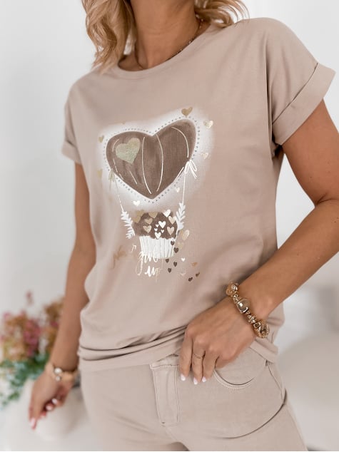 BLUZKA ABILENE BEŻOWA