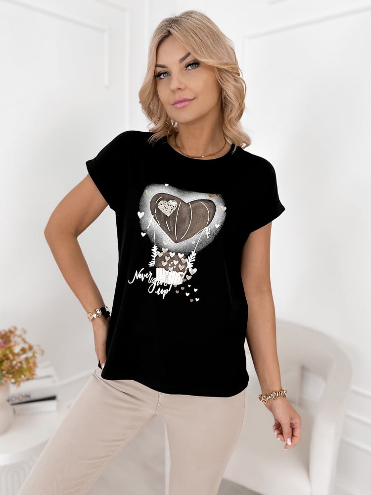 BLUZKA ABILENE CZARNA