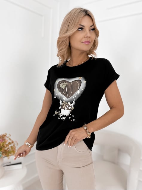 BLUZKA ABILENE CZARNA