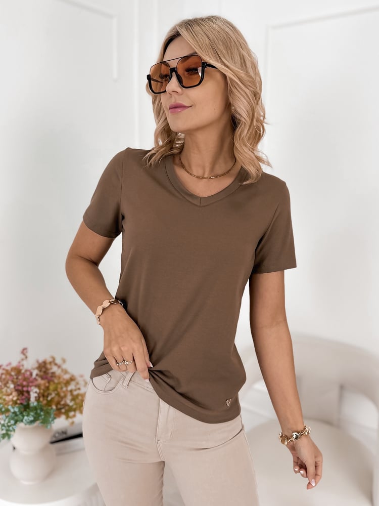 BLUZKA SERENITY BRĄZOWA