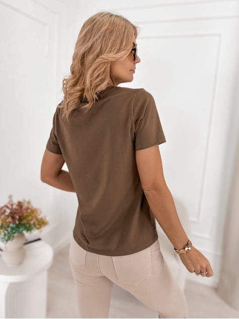 BLUZKA SERENITY BRĄZOWA