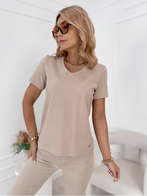 BLUZKA SERENITY BEŻOWA
