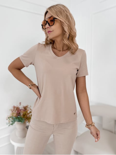 BLUZKA SERENITY BEŻOWA