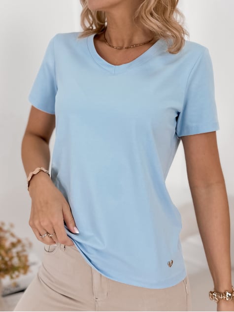 BLUZKA SERENITY BŁĘKITNA