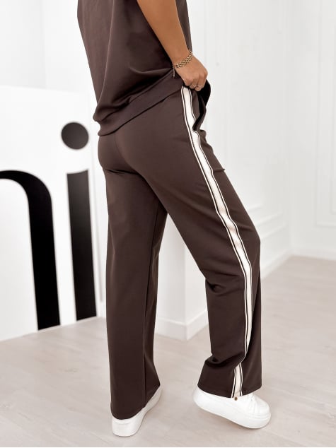 KOMPLET SANTIAGO CIEMNOBRĄZOWY