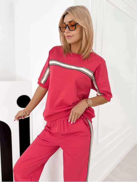 KOMPLET SANTIAGO MALINOWY