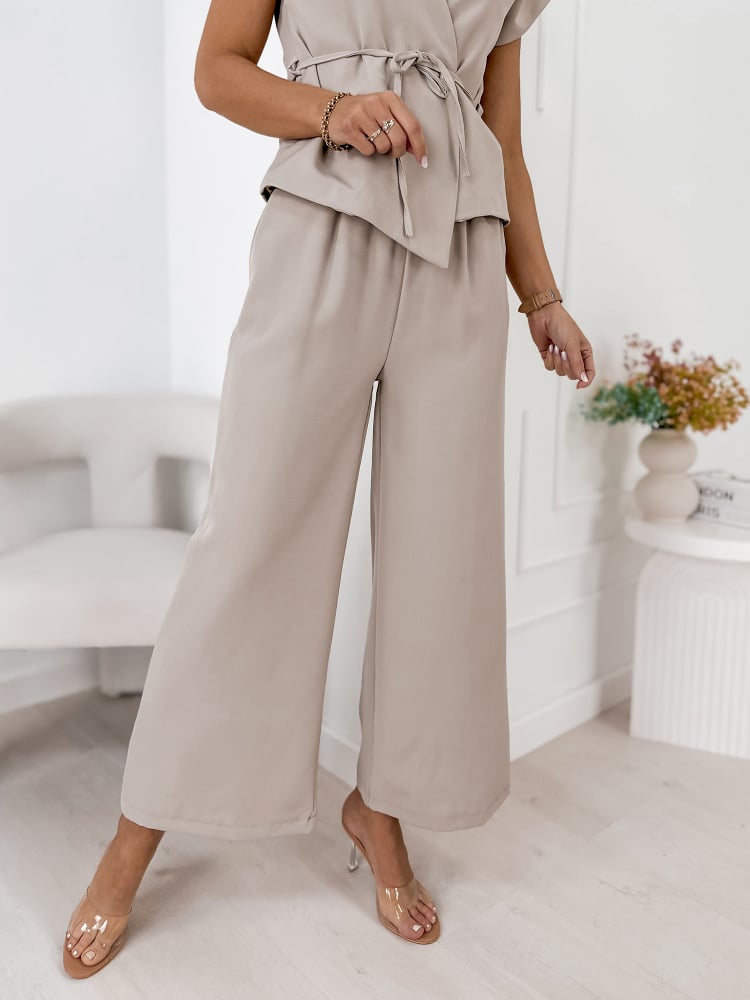 KOMPLET HEDDA CIEMNOBEŻOWY