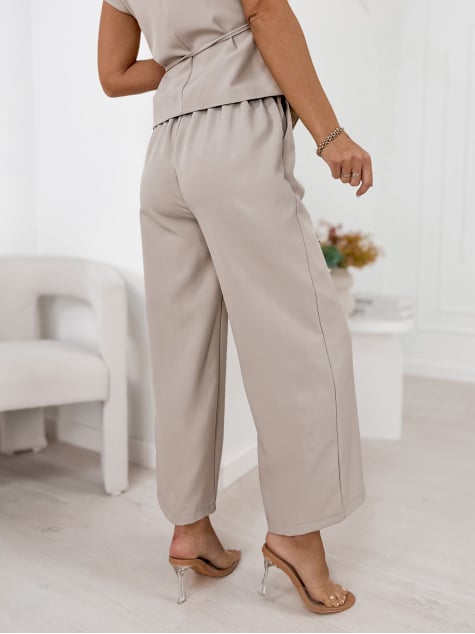 KOMPLET HEDDA CIEMNOBEŻOWY