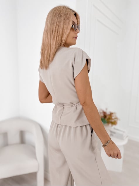 KOMPLET HEDDA CIEMNOBEŻOWY