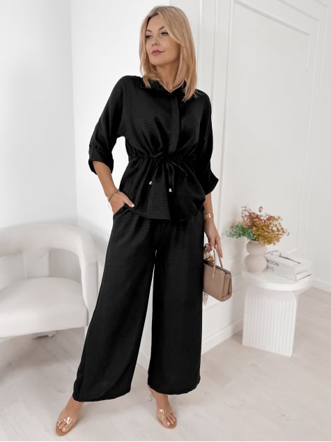 KOMPLET AMARANTE CZARNY