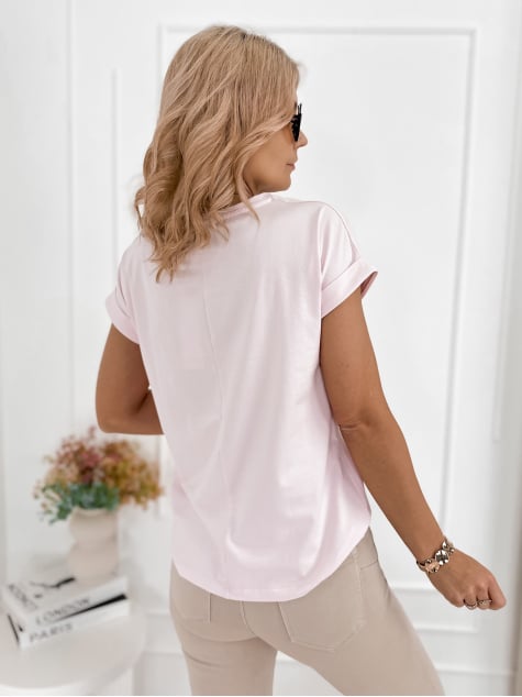 BLUZKA AMARILO PUDROWY RÓŻ