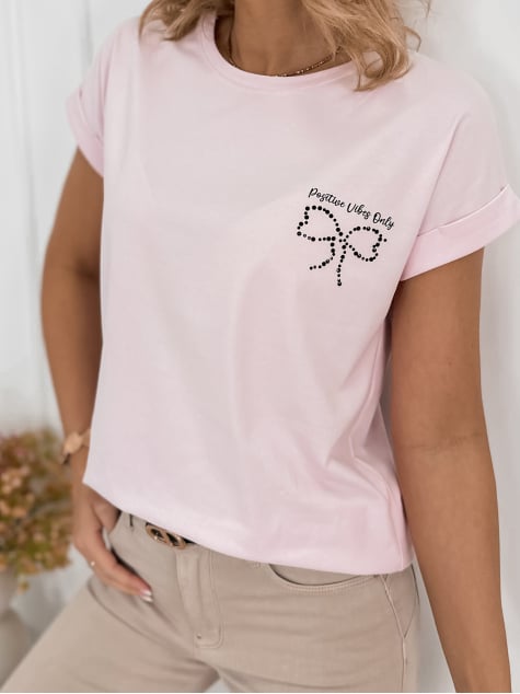 BLUZKA AMARILO PUDROWY RÓŻ