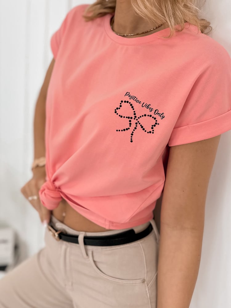 BLUZKA AMARILO KORALOWA