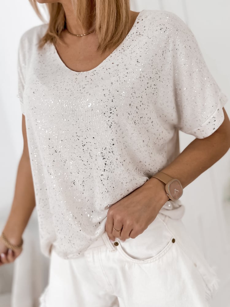 BLUZKA ANTIGA BEŻOWA