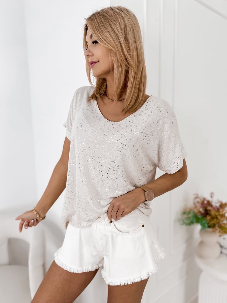 BLUZKA ANTIGA BEŻOWA