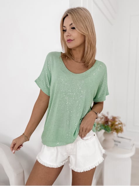 BLUZKA ANTIGA PISTACJOWA