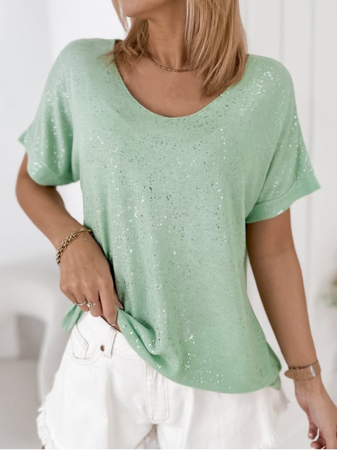 BLUZKA ANTIGA PISTACJOWA