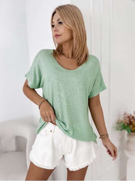 BLUZKA ANTIGA PISTACJOWA