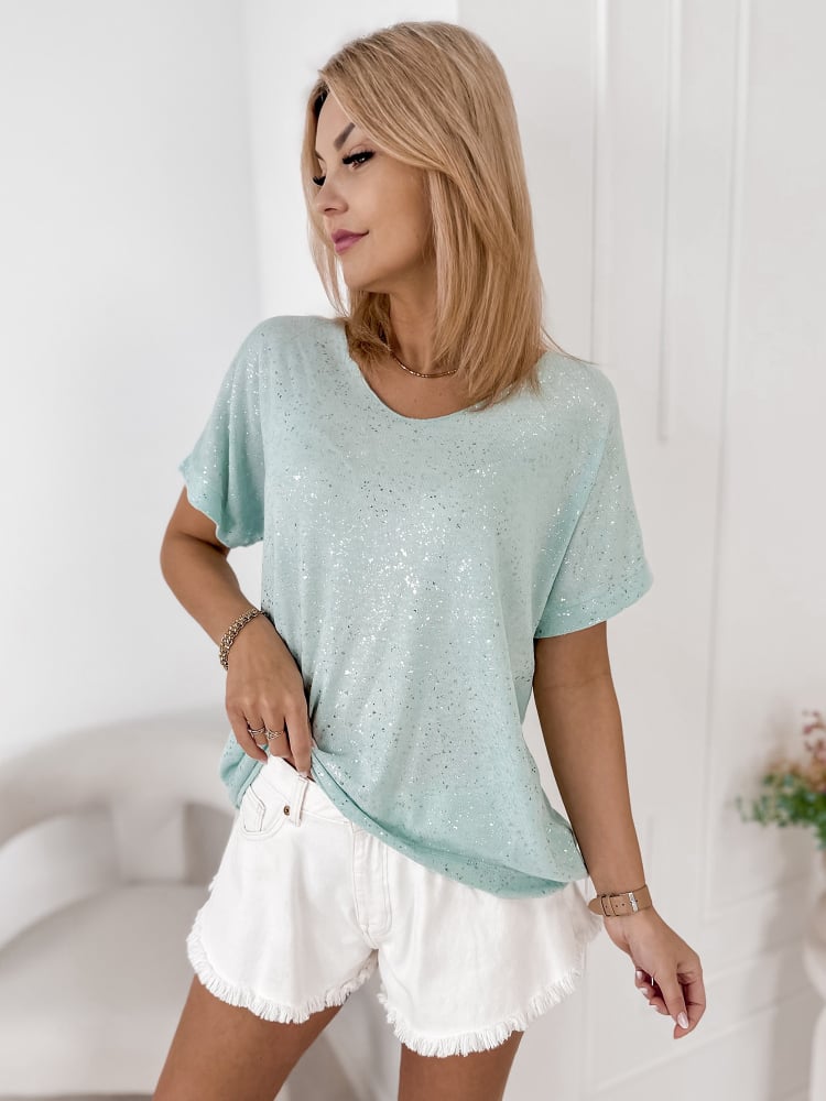 BLUZKA ANTIGA MIĘTOWA