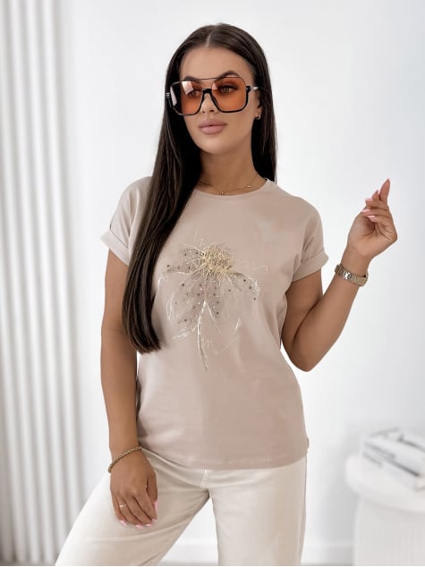 BLUZKA ALDISS BEŻOWA