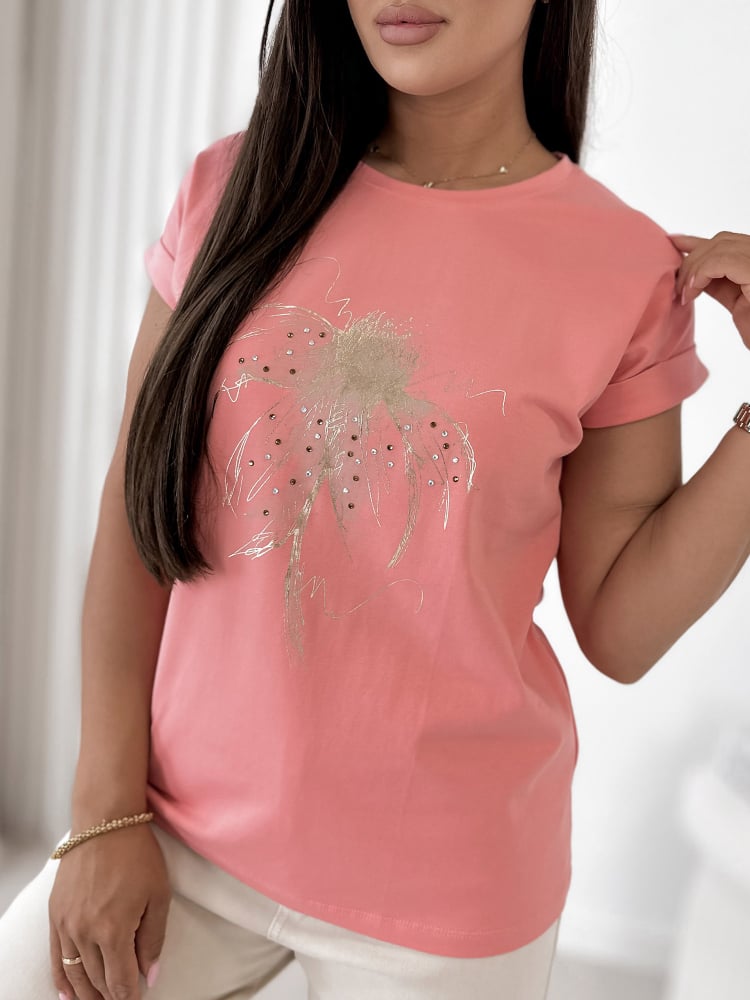 BLUZKA ALDISS KORALOWA