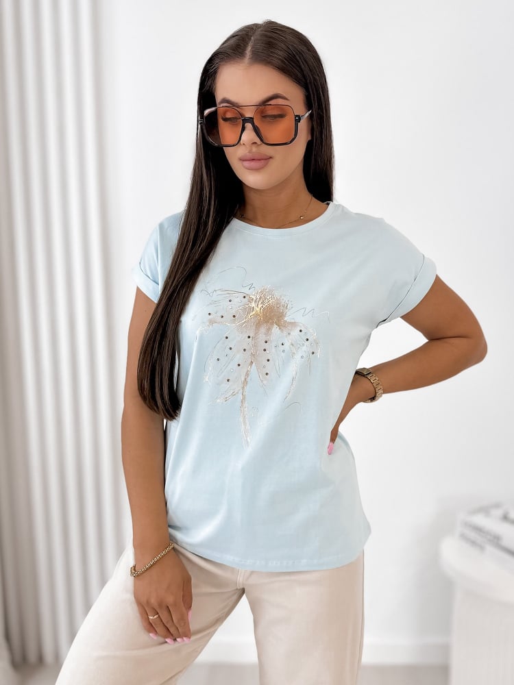 BLUZKA ALDISS BŁĘKITNA